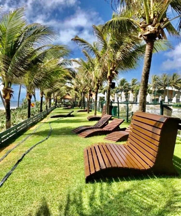 Temporada Pé Na Areia Guarajuba Apartment Bagian luar foto